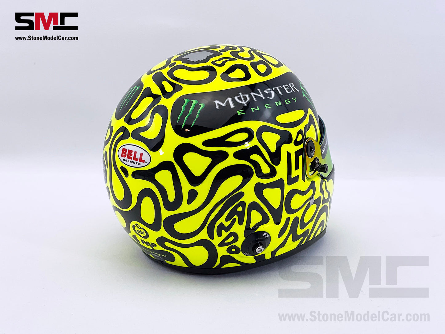 McLaren F1 MCL38 #4 Lando Norris Miami GP 2024 1st Career Win BELL 1:2 Miniature Helmet
