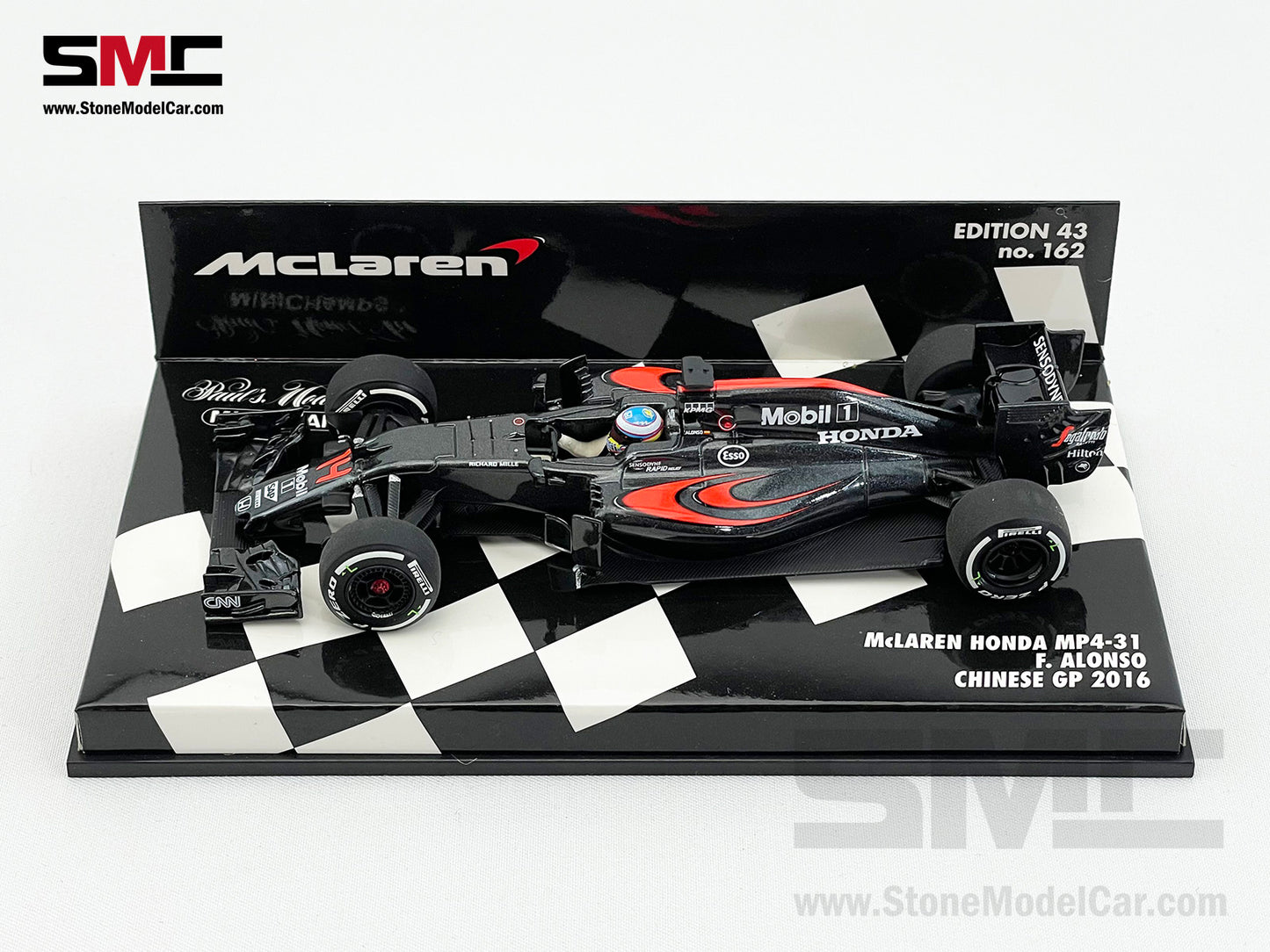 McLaren F1 MP4-31 #14 Fernando Alonso Chinese GP 2016 1:43 MINICHAMPS 530164314