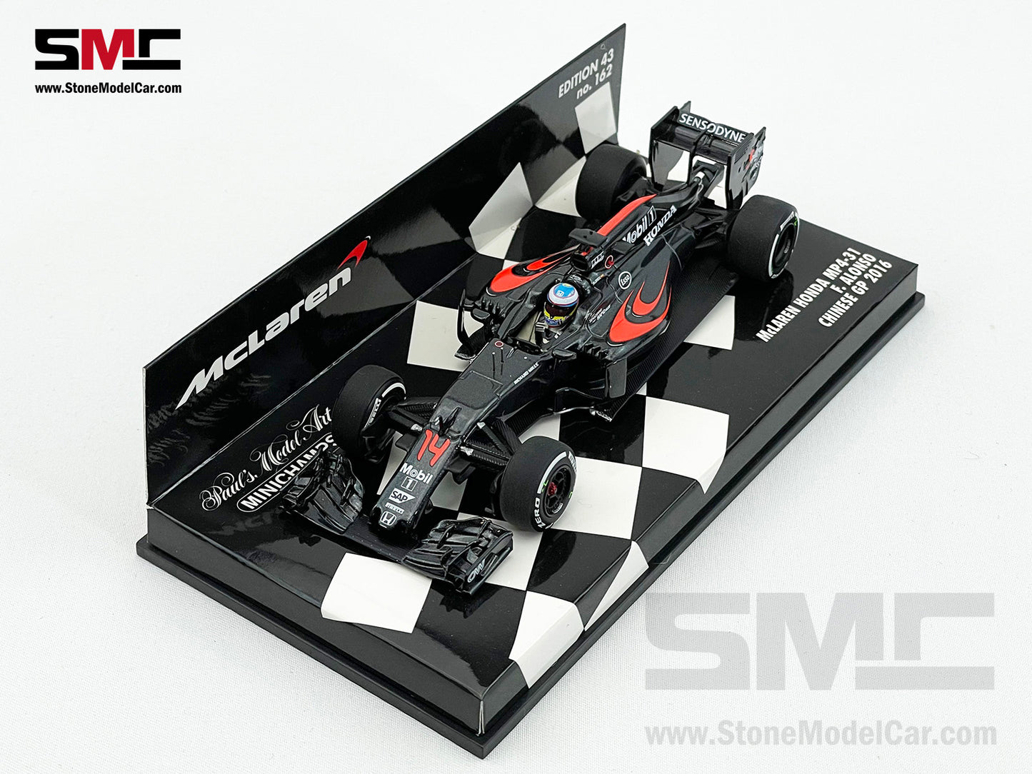 McLaren F1 MP4-31 #14 Fernando Alonso Chinese GP 2016 1:43 MINICHAMPS 530164314