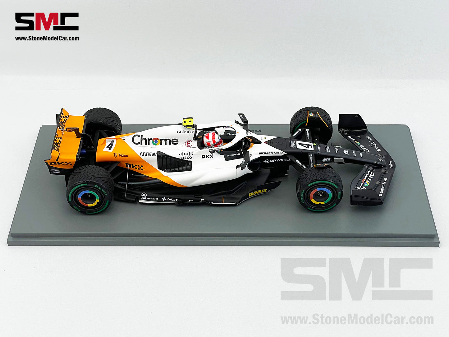 McLaren F1 MCL60 #4 Lando Norris 9th Monaco GP 2023 Special Livery Spark 1:18 18S898