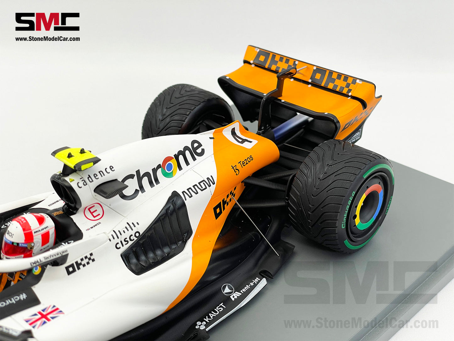 McLaren F1 MCL60 #4 Lando Norris 9th Monaco GP 2023 Special Livery Spark 1:18 18S898