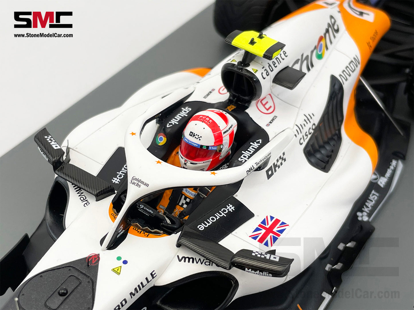 McLaren F1 MCL60 #4 Lando Norris 9th Monaco GP 2023 Special Livery Spark 1:18 18S898