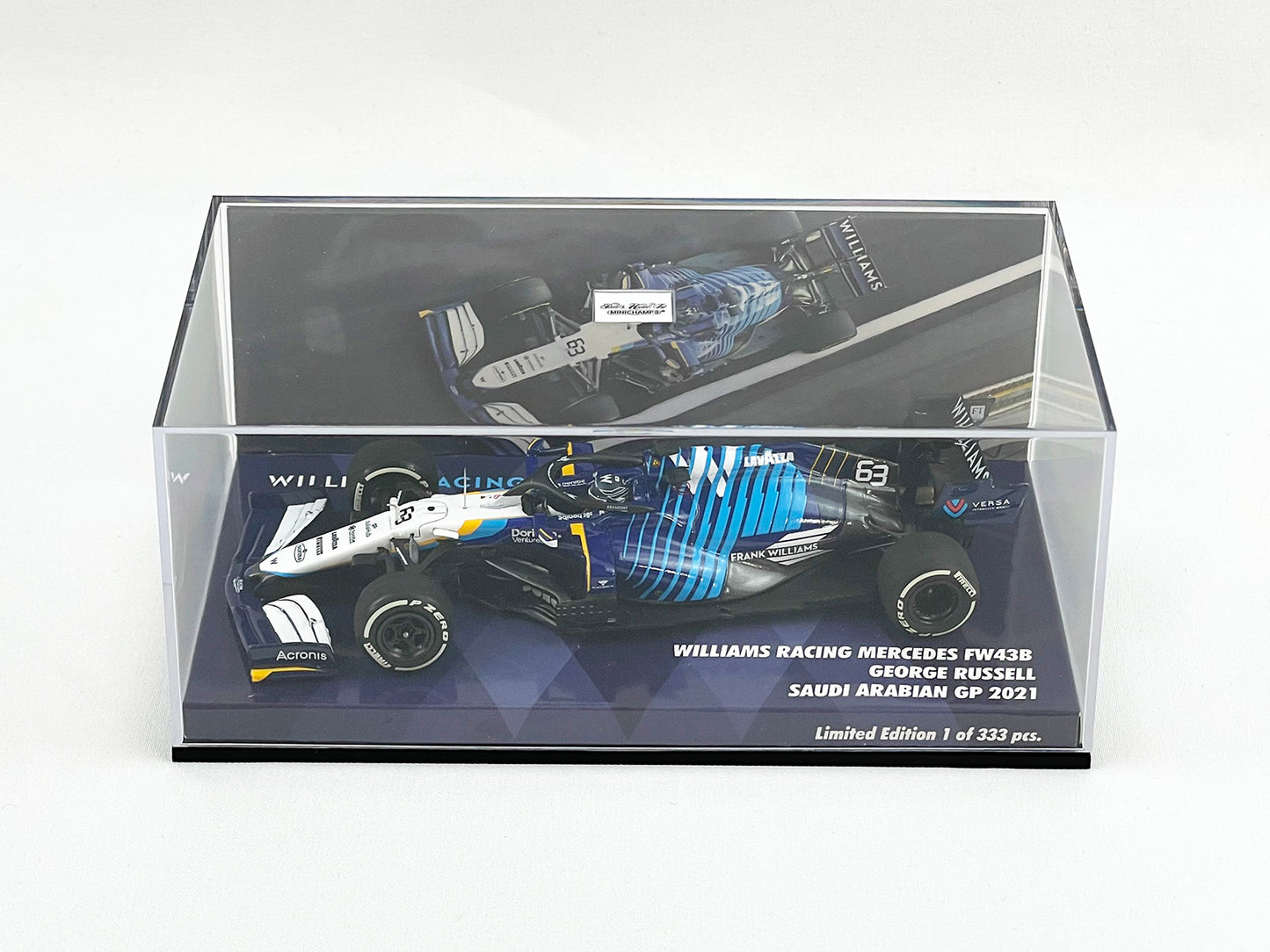 Williams F1 FW43B #63 George Russell Saudi Arabian GP 2021 1:43 MINICHAMPS