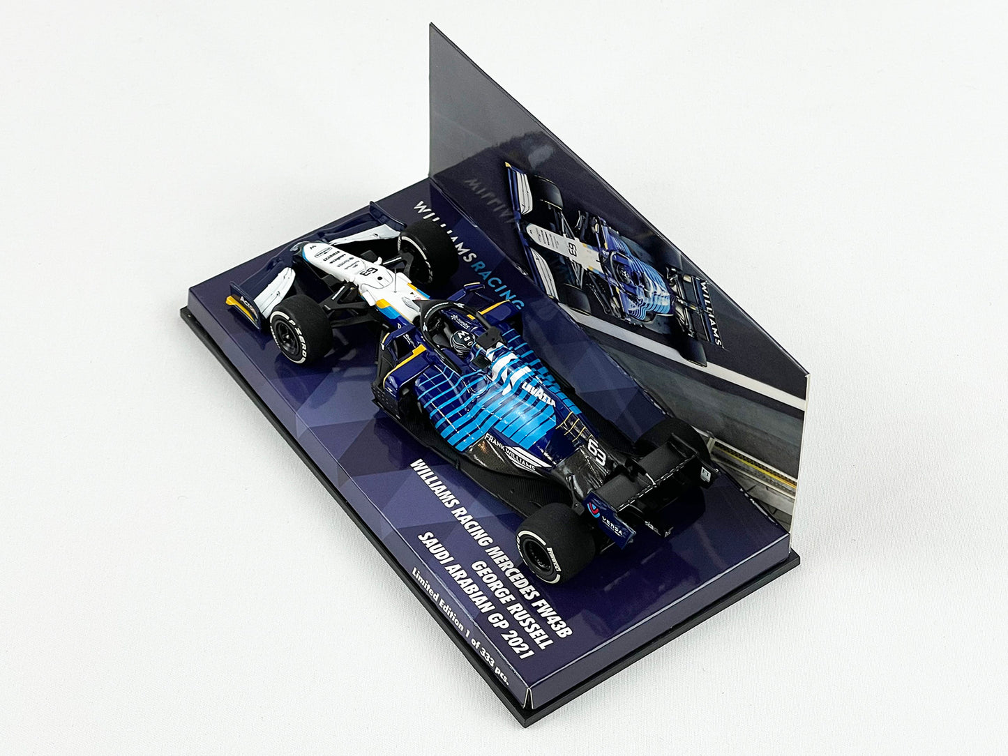 Williams F1 FW43B #63 George Russell Saudi Arabian GP 2021 1:43 MINICHAMPS