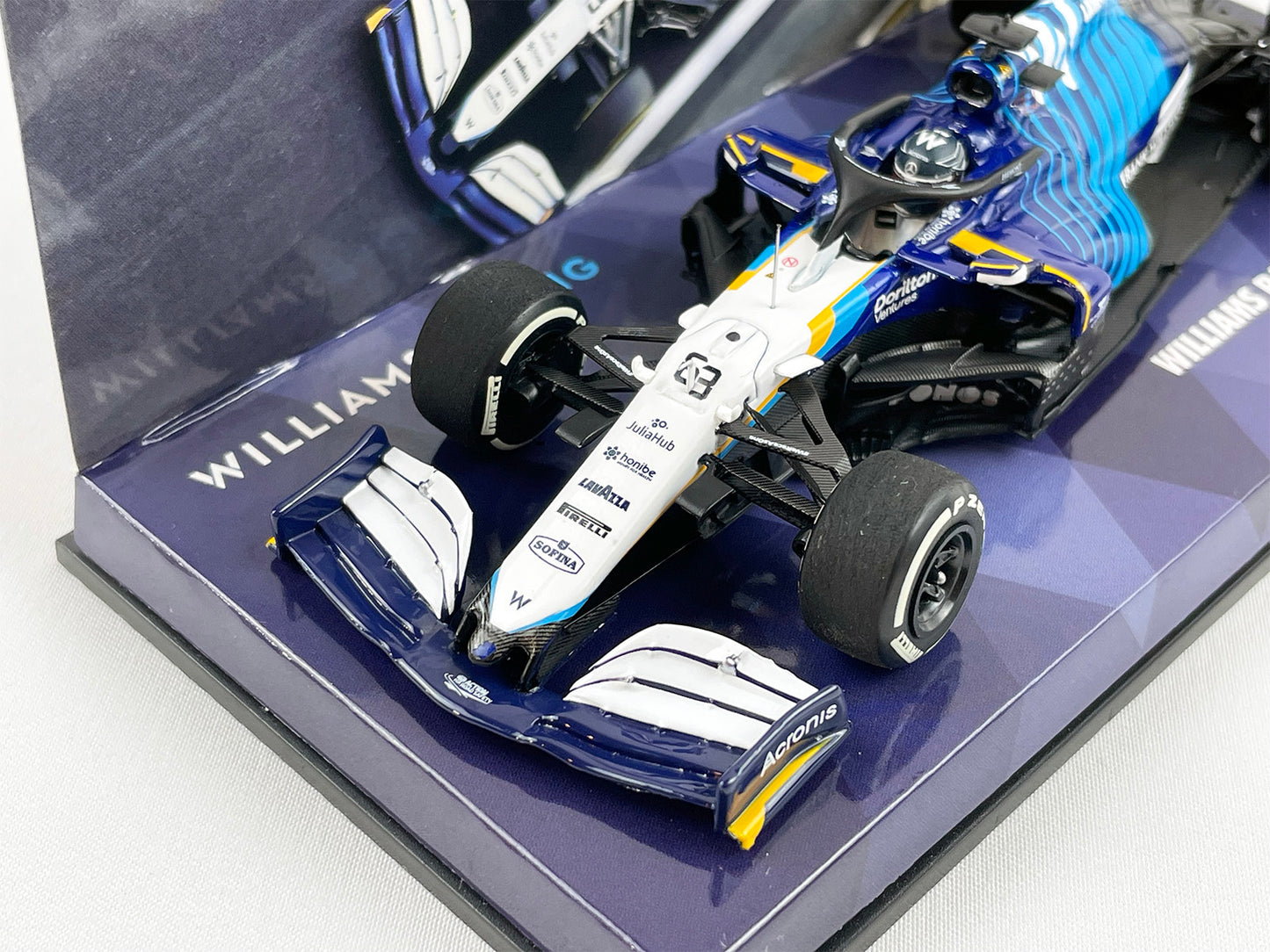Williams F1 FW43B #63 George Russell Saudi Arabian GP 2021 1:43 MINICHAMPS