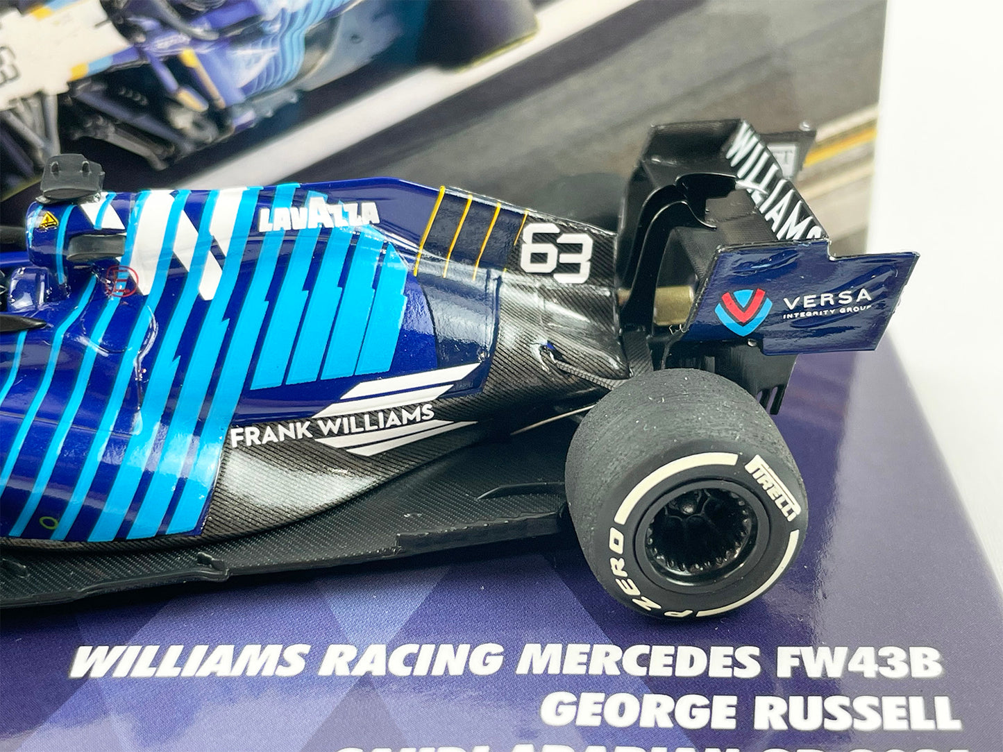 Williams F1 FW43B #63 George Russell Saudi Arabian GP 2021 1:43 MINICHAMPS