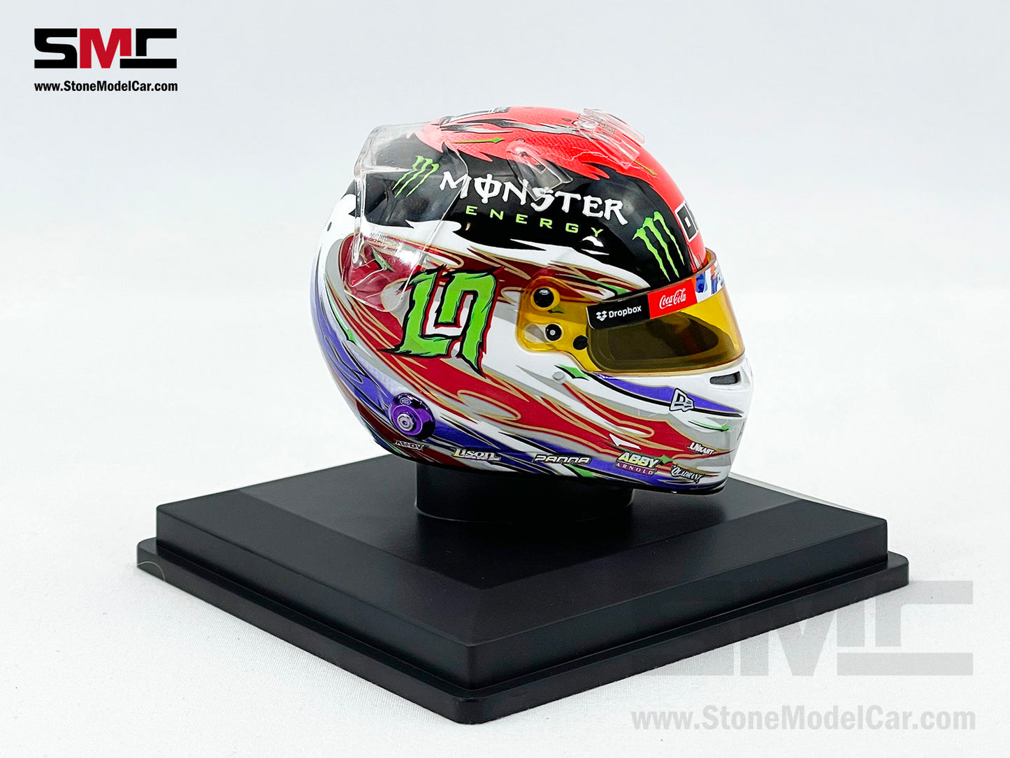 McLaren F1 MCL38 #4 Lando Norris Japanese GP 2024 Special Livery Spark 1:5 Miniature Helmet