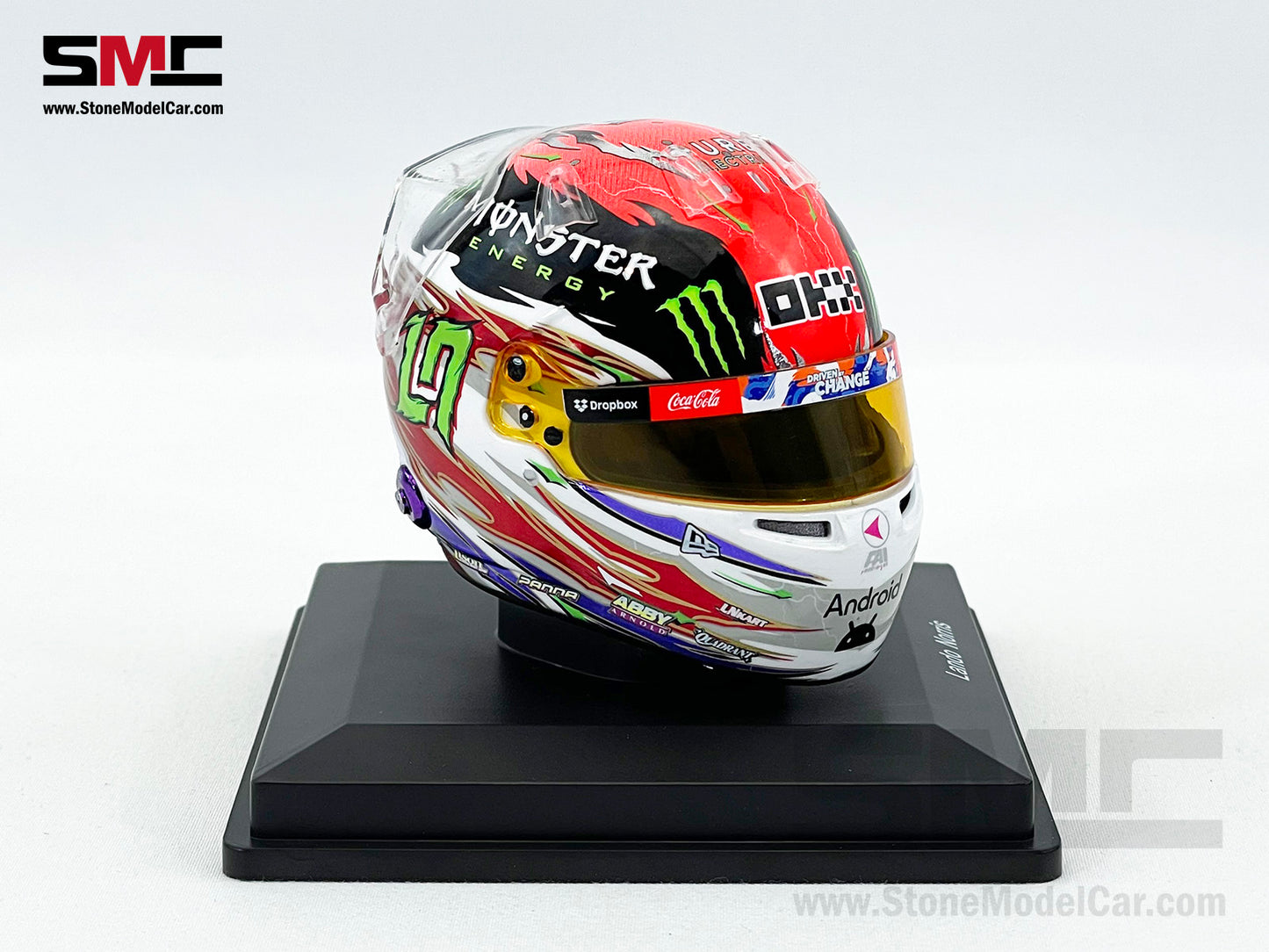 McLaren F1 MCL38 #4 Lando Norris Japanese GP 2024 Special Livery Spark 1:5 Miniature Helmet