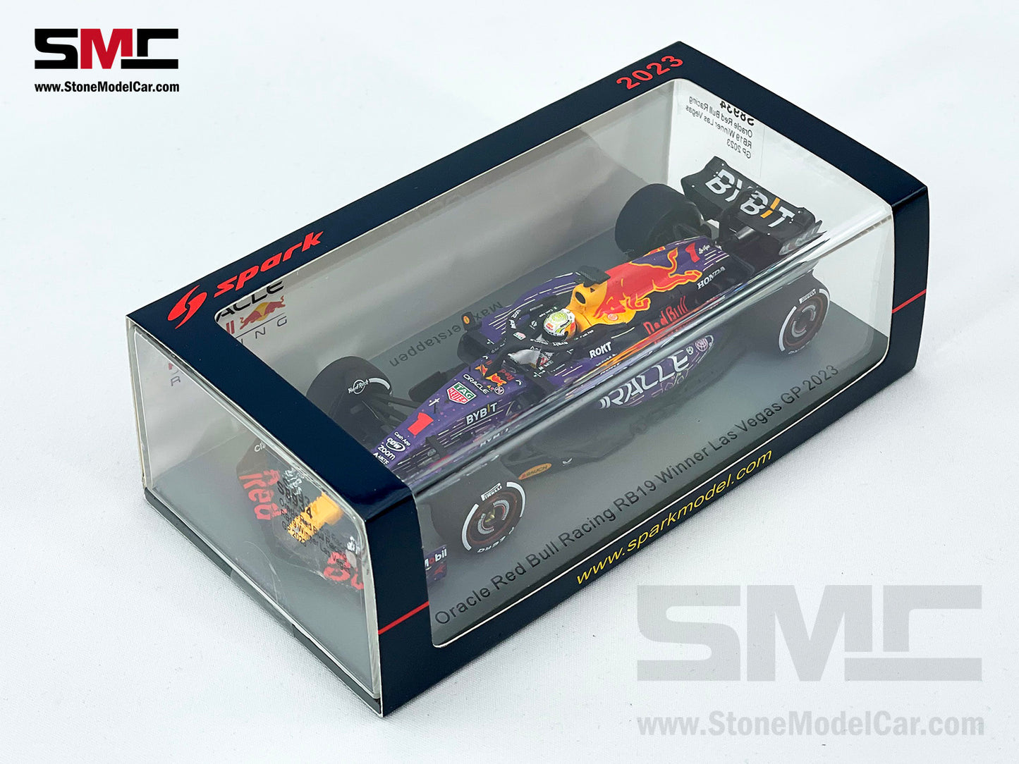 Red Bull F1 RB19 #1 Max Verstappen Winner US Las Vegas GP 2023 World Champion Spark 1:43 S8934
