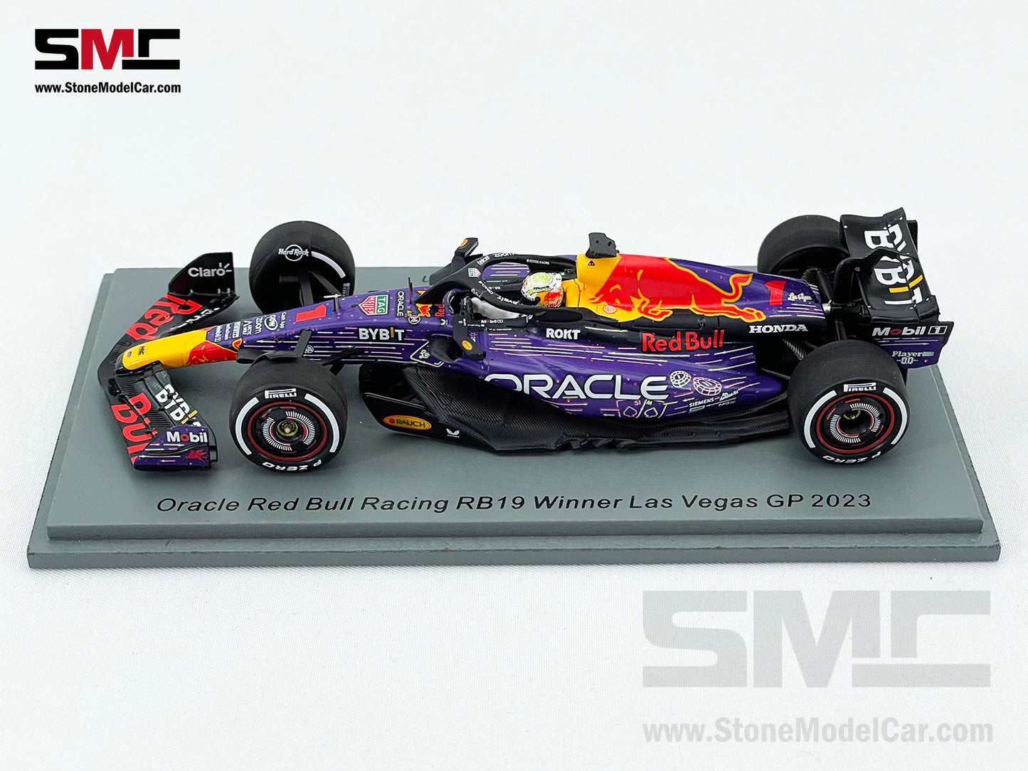 Red Bull F1 RB19 #1 Max Verstappen Winner US Las Vegas GP 2023 World Champion Spark 1:43 S8934