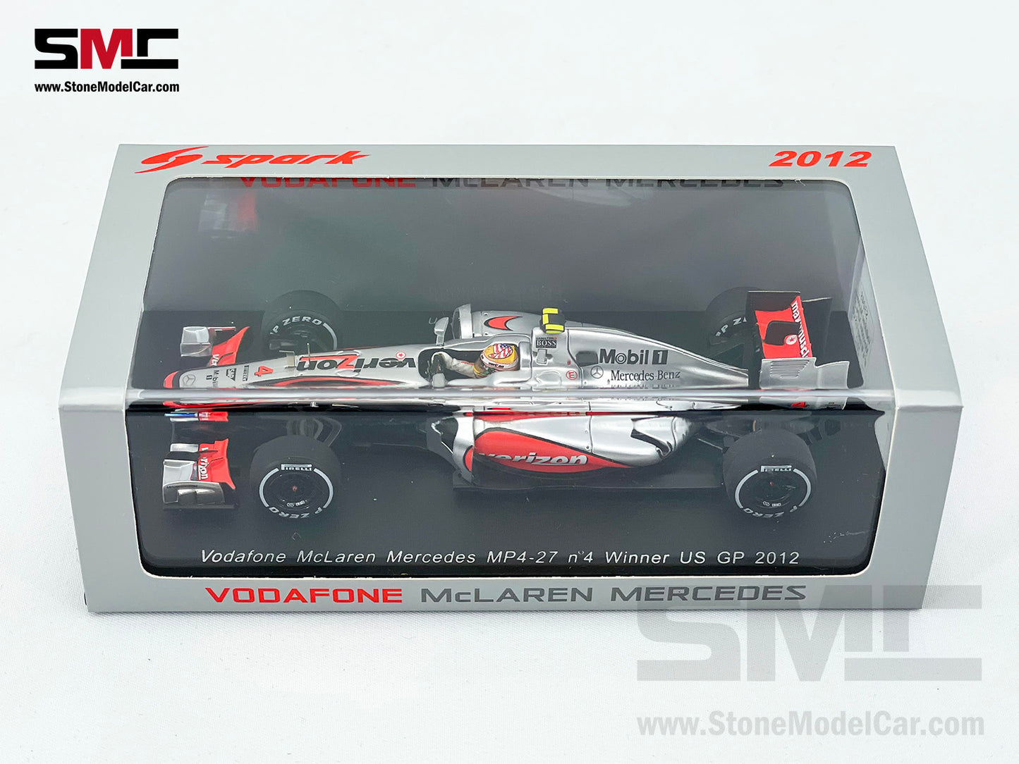 McLaren F1 MP4-27 #4 Lewis Hamilton US GP Austin 2012 Winner 1:43 Spark S3048