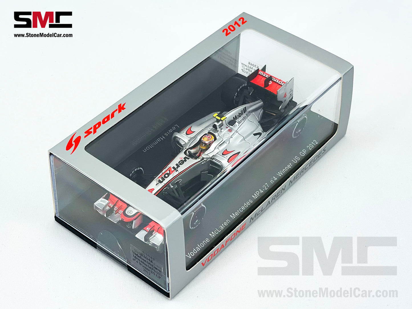 McLaren F1 MP4-27 #4 Lewis Hamilton US GP Austin 2012 Winner 1:43 Spark S3048