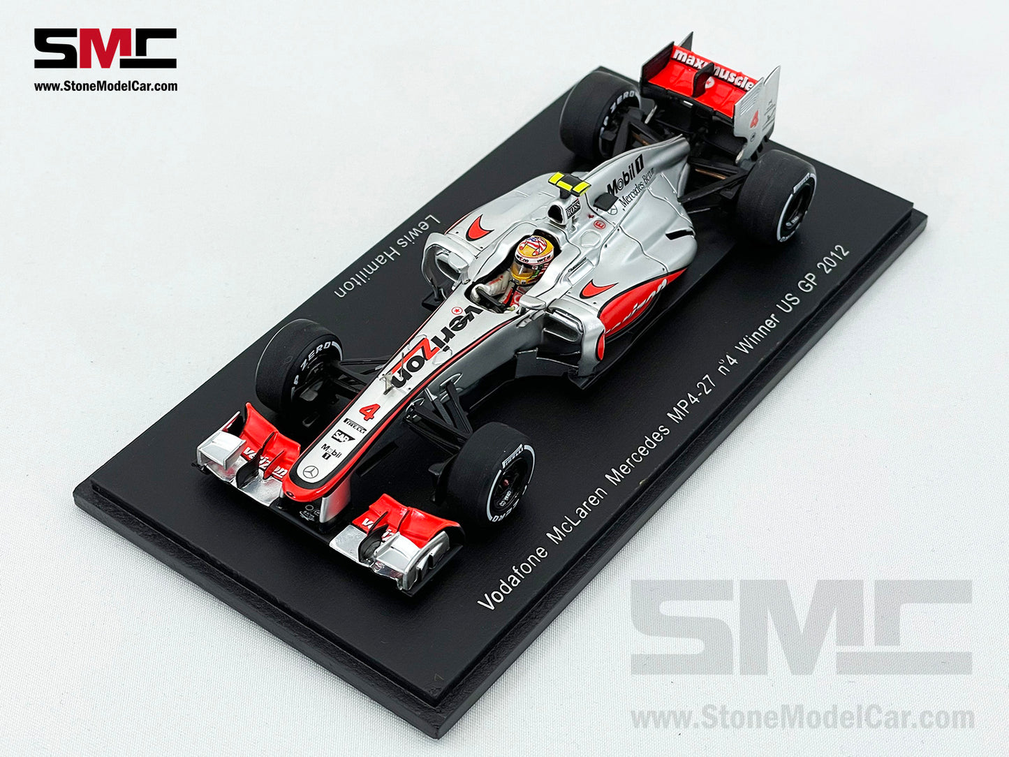 McLaren F1 MP4-27 #4 Lewis Hamilton US GP Austin 2012 Winner 1:43 Spark S3048
