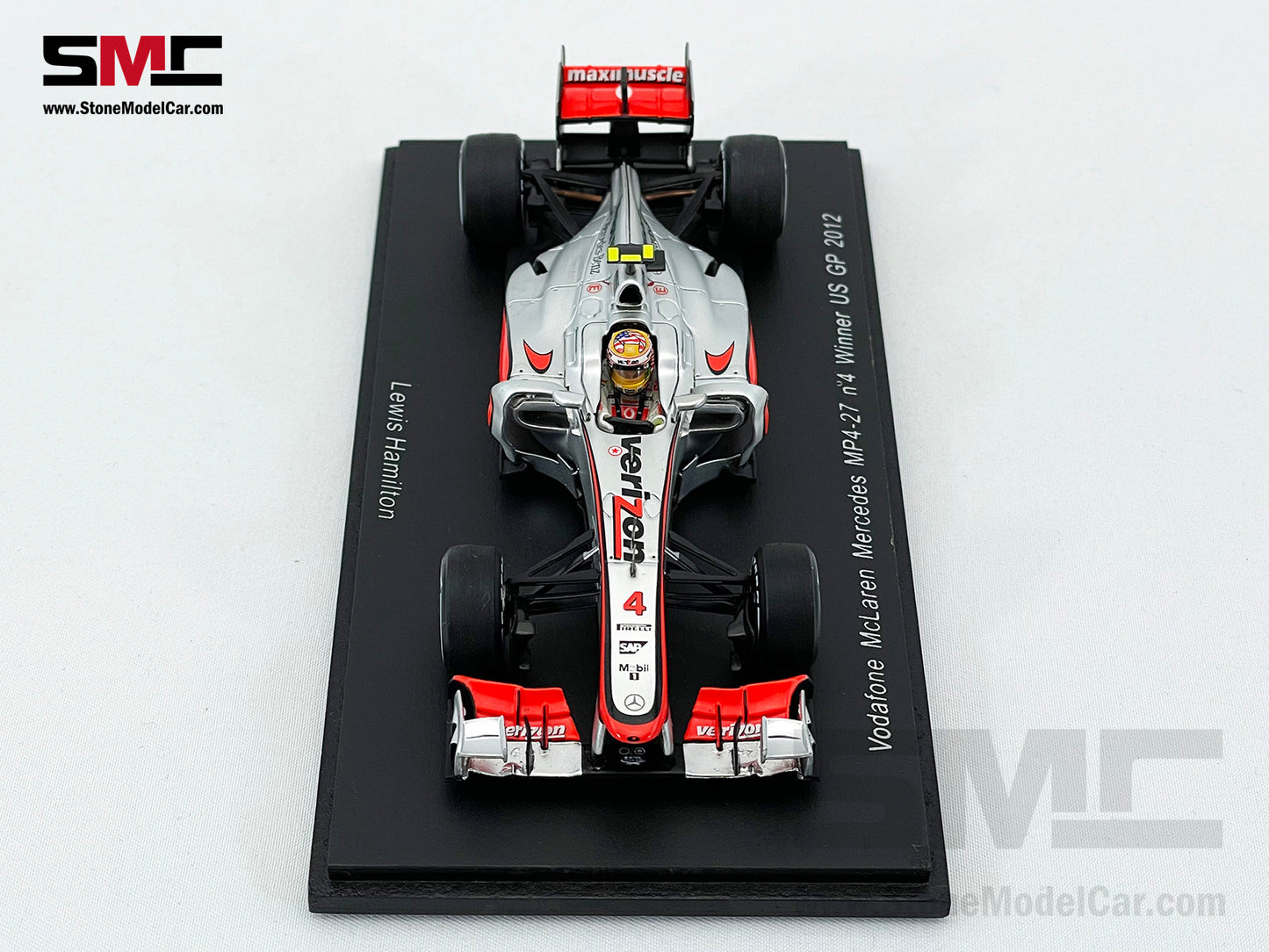 McLaren F1 MP4-27 #4 Lewis Hamilton US GP Austin 2012 Winner 1:43 Spark S3048