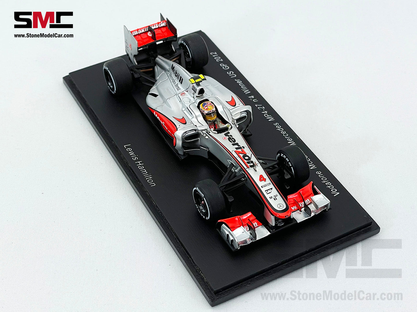 McLaren F1 MP4-27 #4 Lewis Hamilton US GP Austin 2012 Winner 1:43 Spark S3048
