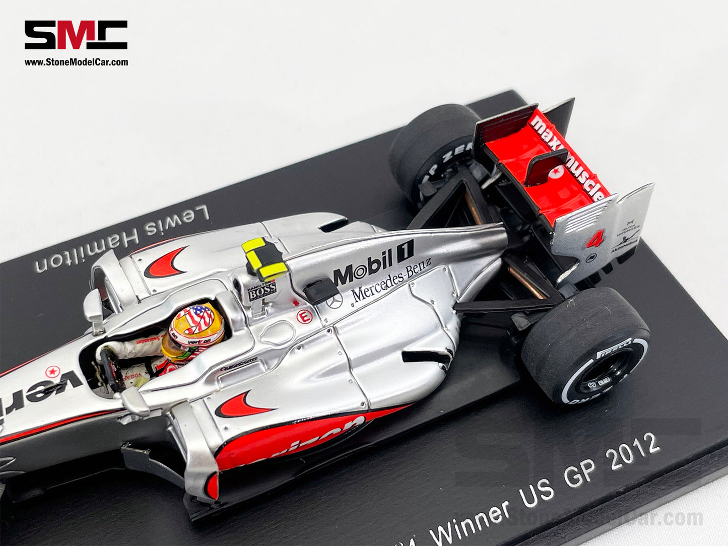 McLaren F1 MP4-27 #4 Lewis Hamilton US GP Austin 2012 Winner 1:43 Spark S3048