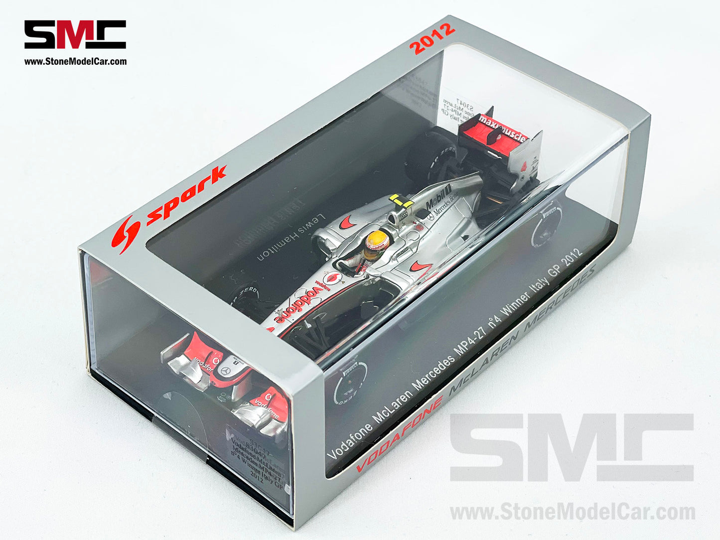 McLaren F1 MP4-27 #4 Lewis Hamilton Italy GP Monza 2012 Winner 1:43 Spark S3047