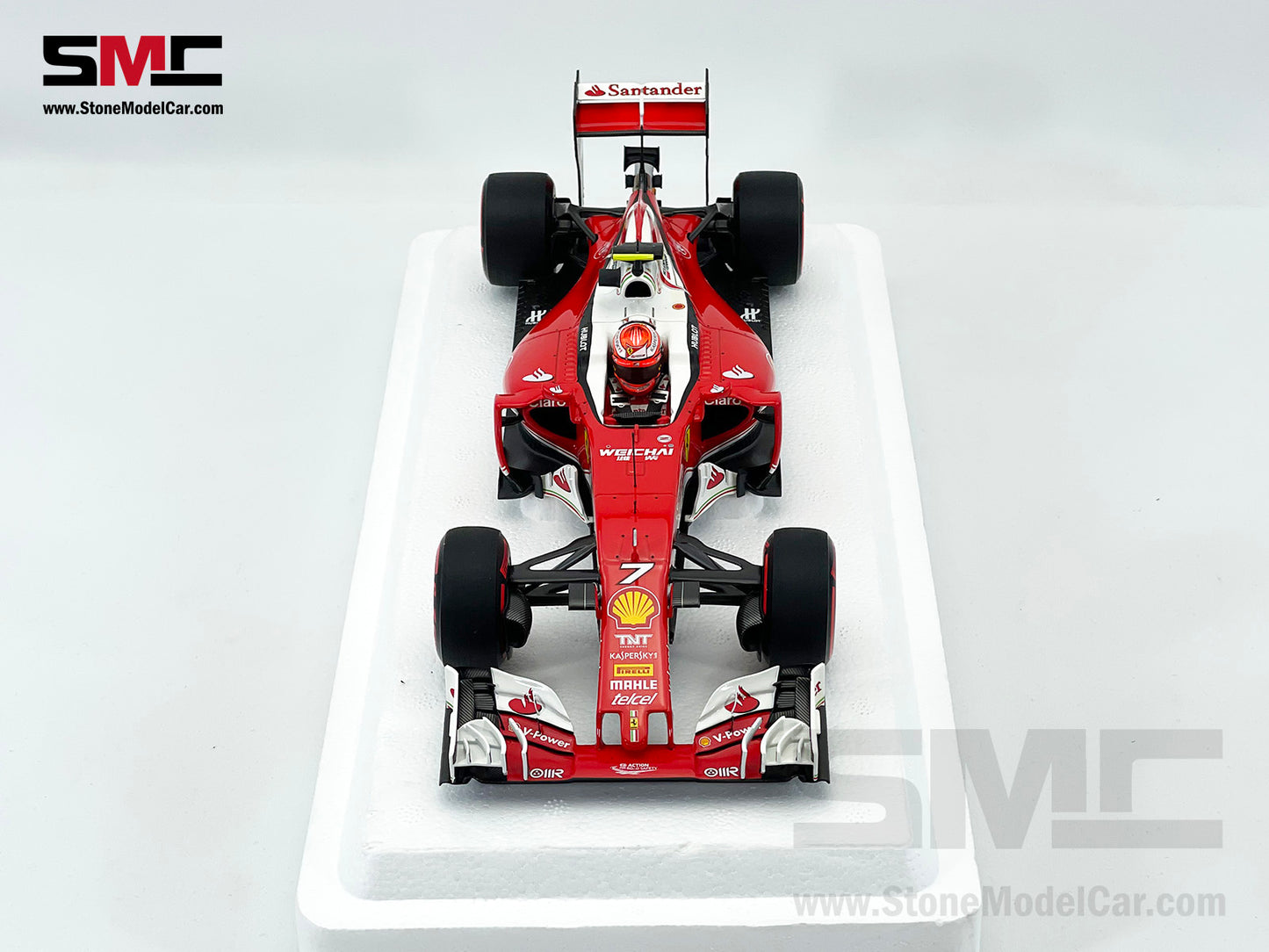 BBR 1:18 Ferrari F1 SF16-H #7 Kimi Raikkonen China GP 2016 BBR181617 Diecast Gift