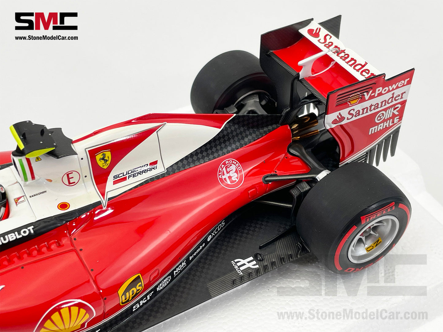 BBR 1:18 Ferrari F1 SF16-H #7 Kimi Raikkonen China GP 2016 BBR181617 Diecast Gift