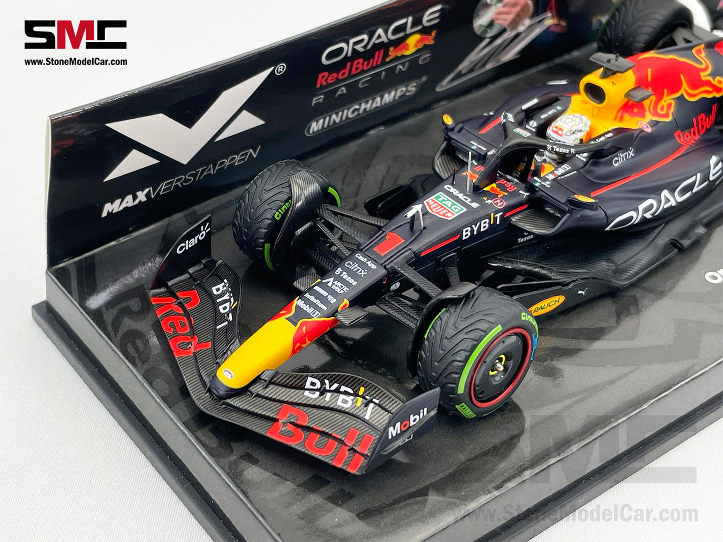 2022 F1 World Champion #1 Max Verstappen Red Bull RB18 Emilia Romagna GP 1:43 MINICHAMPS