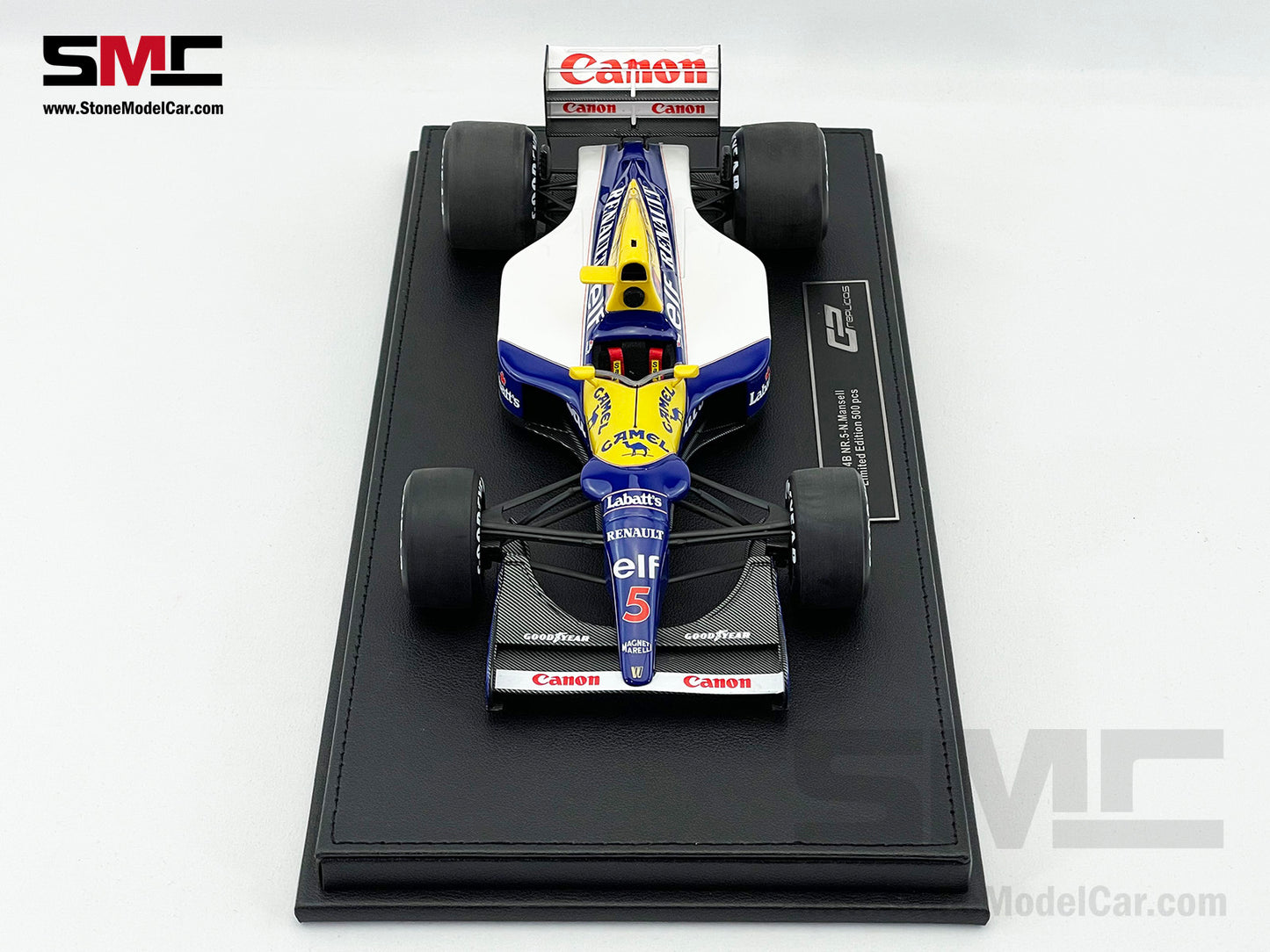 Williams F1 FW14B #5 Nigel Mansell 1992 World Champion 1:18 GP Replicas with CAMEL Decal