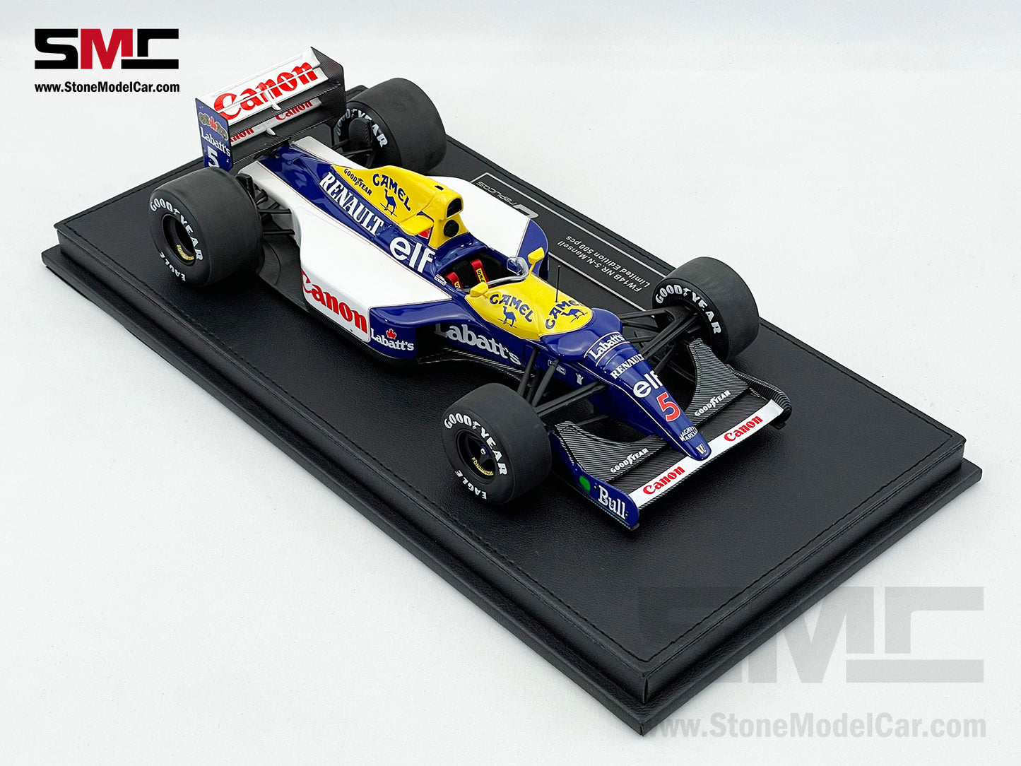 Williams F1 FW14B #5 Nigel Mansell 1992 World Champion 1:18 GP Replicas with CAMEL Decal