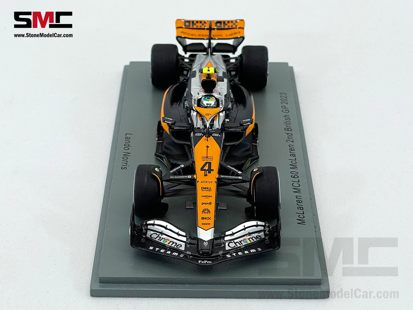 McLaren F1 MCL60 #4 Lando Norris 2nd British GP 2023 Special Livery Spark 1:43 S8593