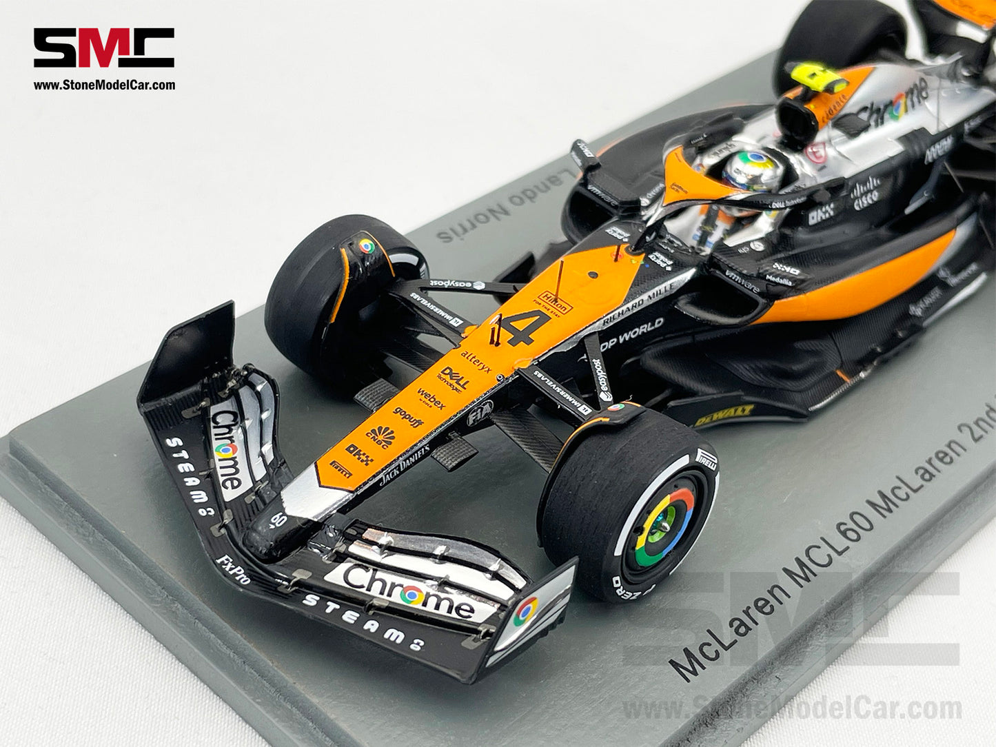 McLaren F1 MCL60 #4 Lando Norris 2nd British GP 2023 Special Livery Spark 1:43 S8593