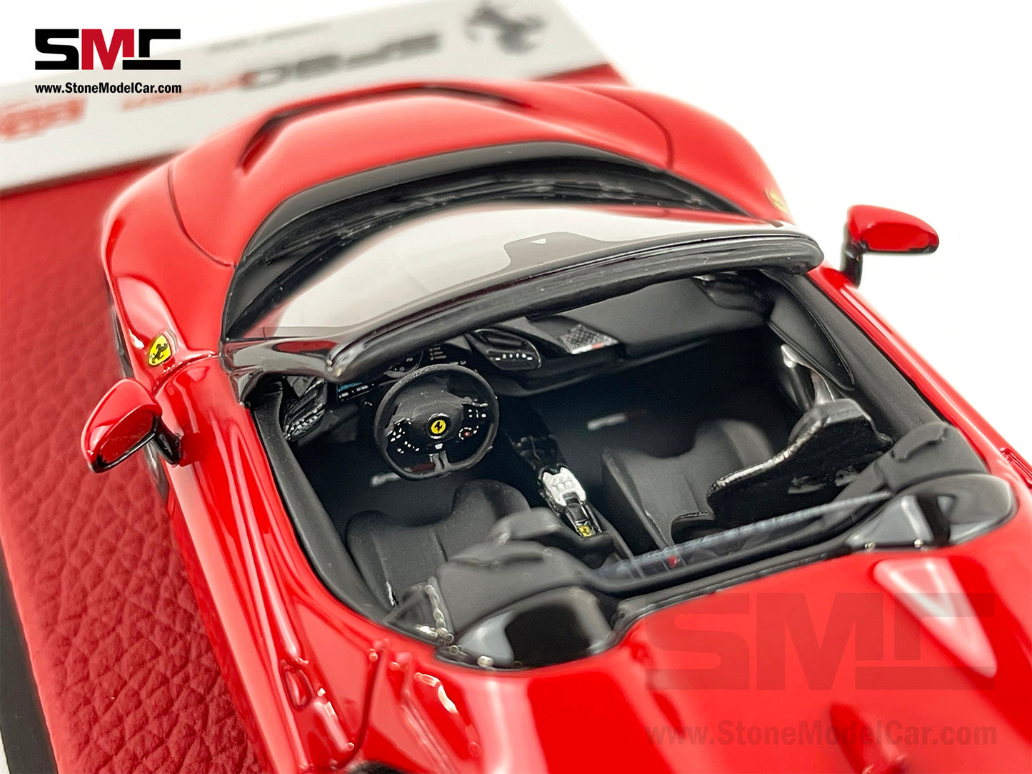 BBR 1:43 Premium Series Ferrari SF90 Spider Rosso Corsa 322 Red Limited 20 pcs