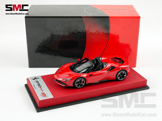 BBR 1:43 Premium Series Ferrari SF90 Spider Rosso Corsa 322 Red Limited 20 pcs