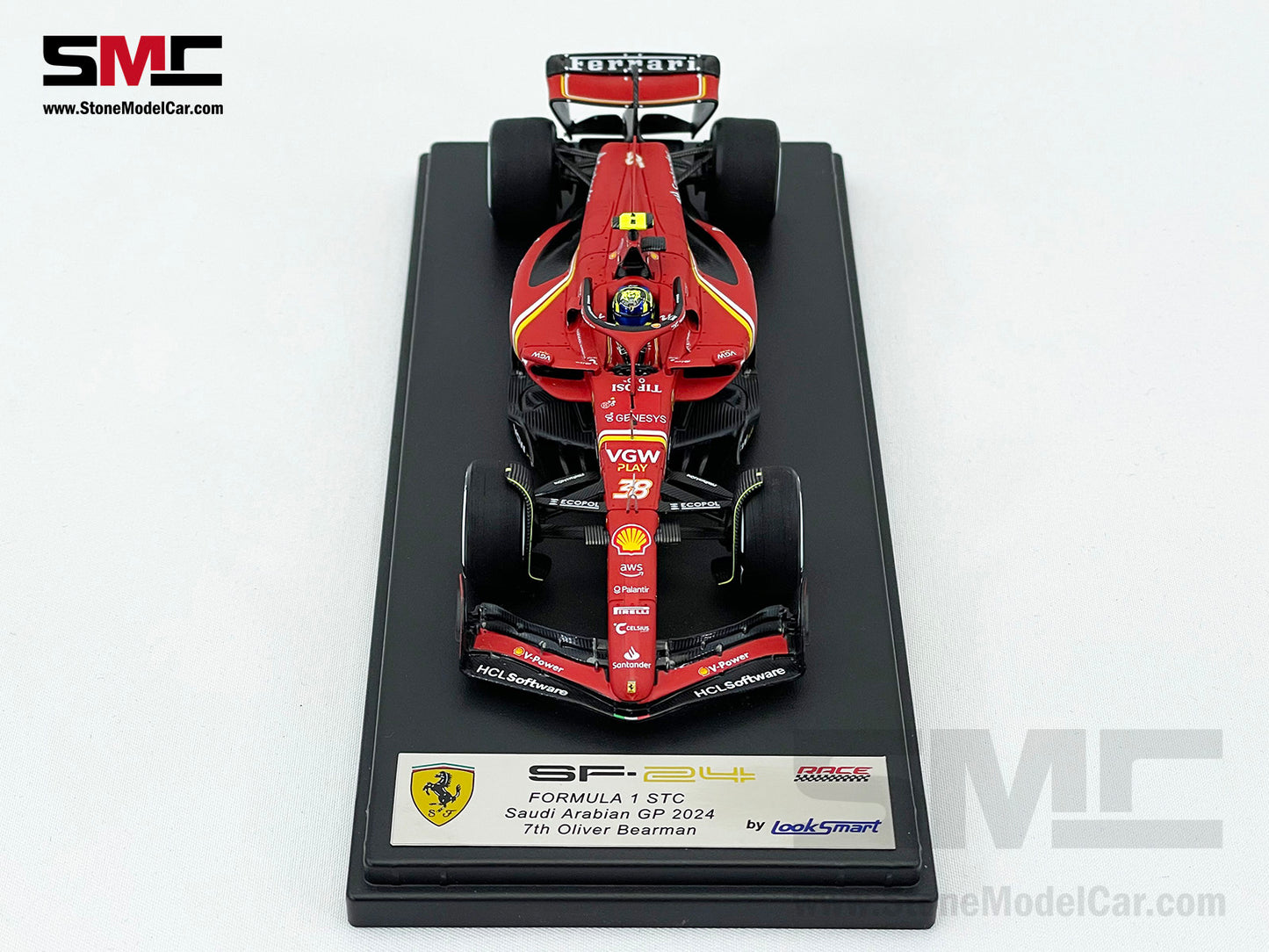 Ferrari F1 SF-24 #38 Oliver Bearman Saudi Arabia GP 2024 1st Career Point Looksmart 1:43 LSF1058