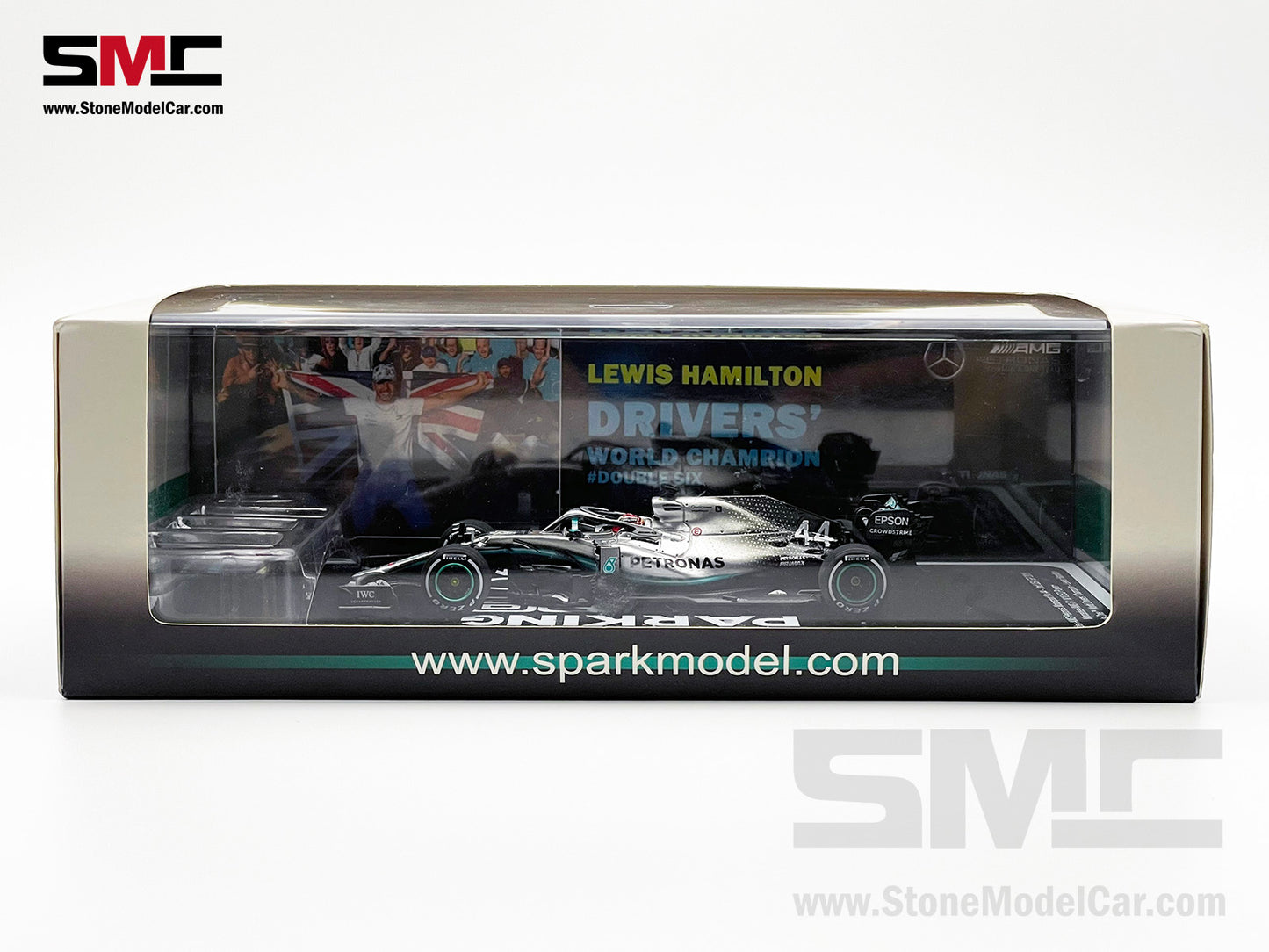 2019 6x World Champion Mercedes F1 W10 #44 Lewis Hamilton US GP 2nd 1:43 Spark