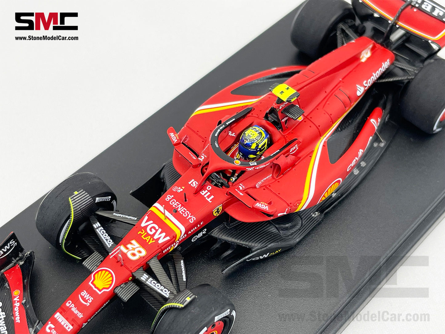 Ferrari F1 SF-24 #38 Oliver Bearman Saudi Arabia GP 2024 1st Career Point Looksmart 1:43 LSF1058