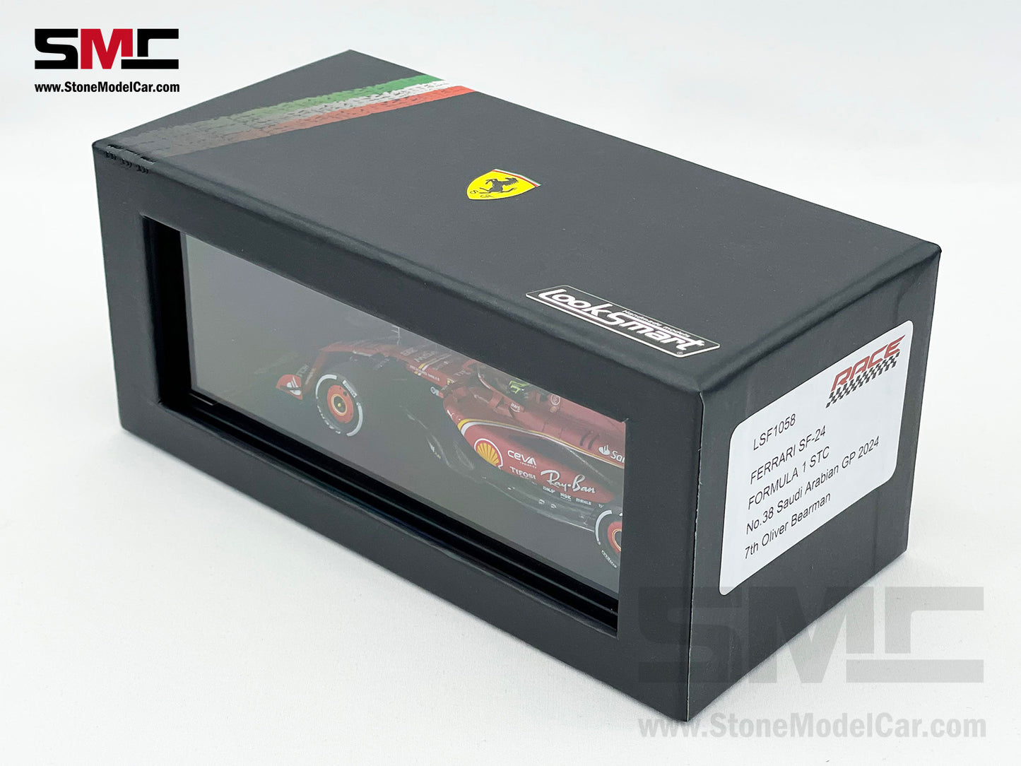 Ferrari F1 SF-24 #38 Oliver Bearman Saudi Arabia GP 2024 1st Career Point Looksmart 1:43 LSF1058