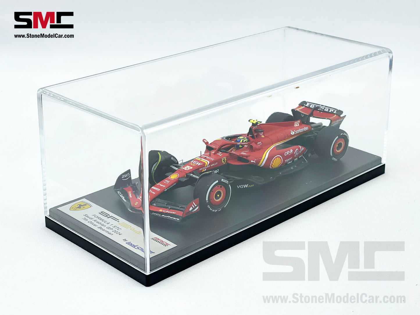 Ferrari F1 SF-24 #38 Oliver Bearman Saudi Arabia GP 2024 1st Career Point Looksmart 1:43 LSF1058