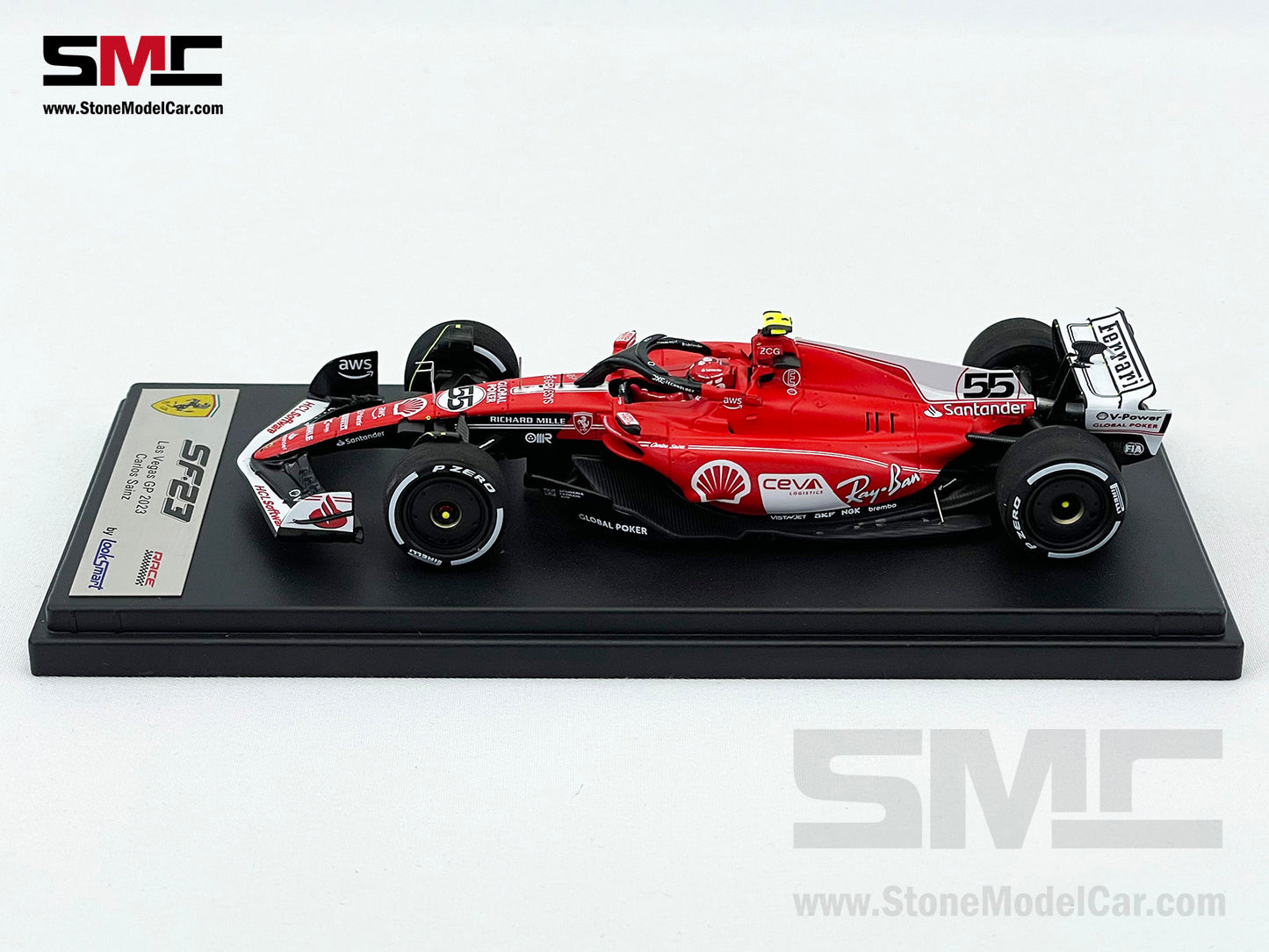 Ferrari F1 SF-23 #55 Carlos Sainz Las Vegas GP 2023 LookSmart 1:43 LSF1050