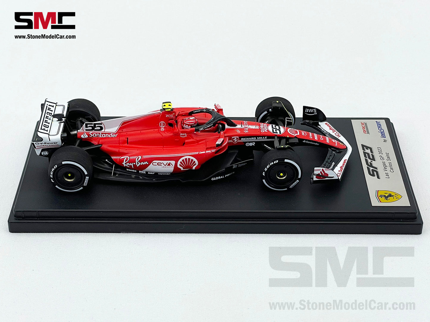 Ferrari F1 SF-23 #55 Carlos Sainz Las Vegas GP 2023 LookSmart 1:43 LSF1050
