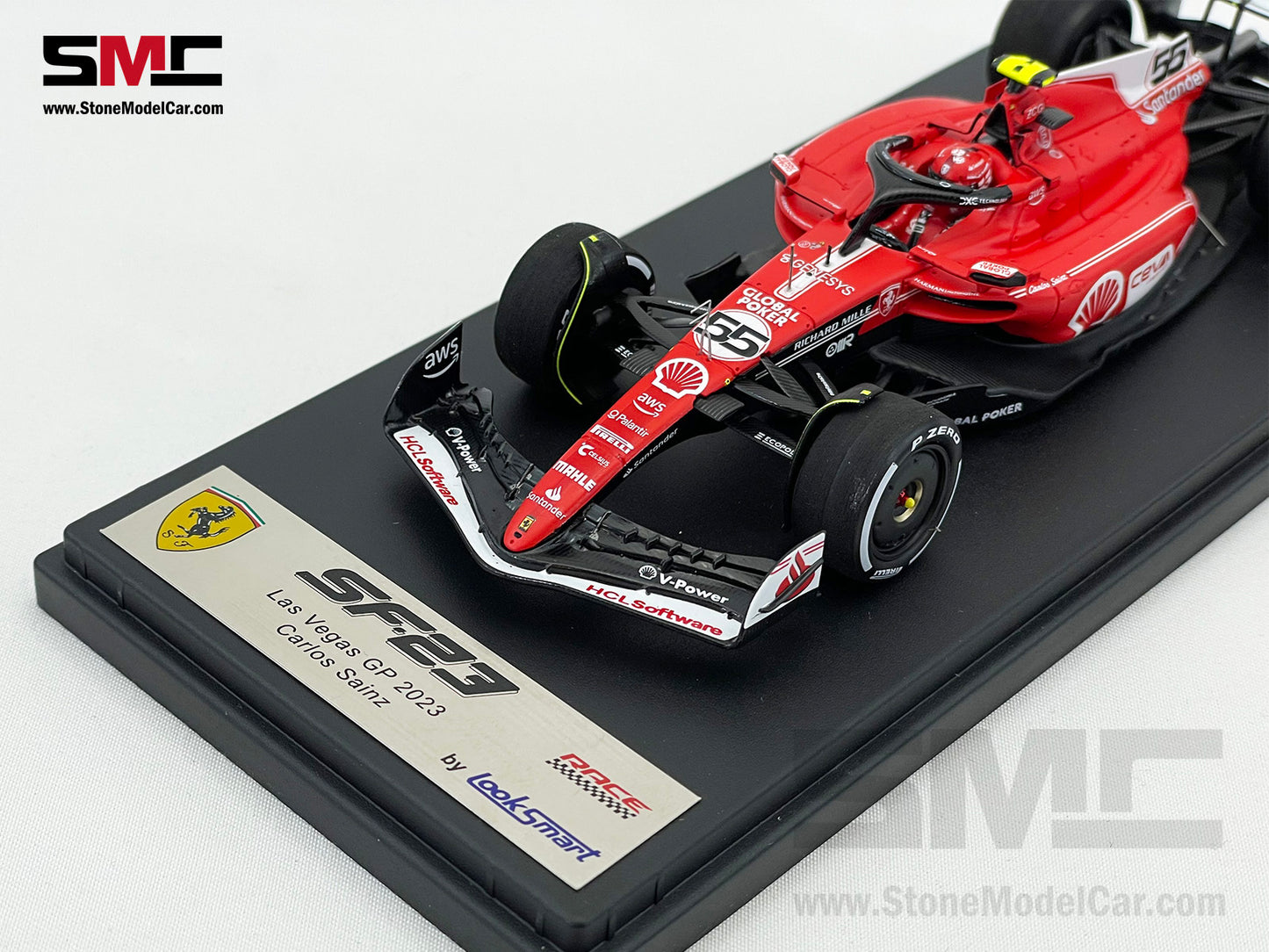 Ferrari F1 SF-23 #55 Carlos Sainz Las Vegas GP 2023 LookSmart 1:43 LSF1050