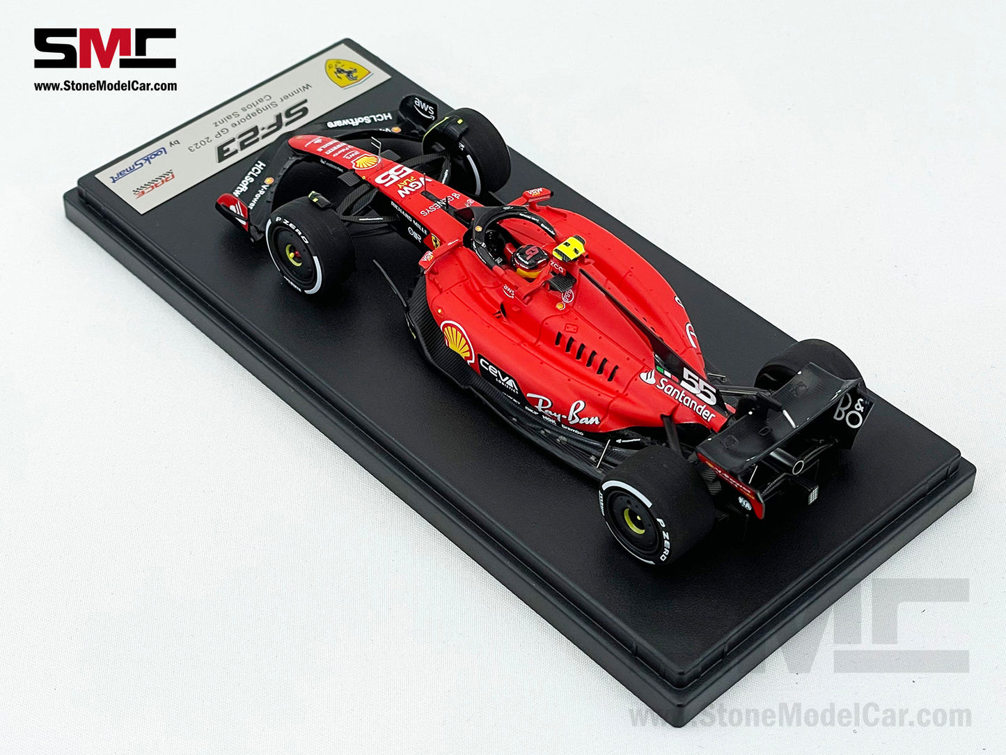 Ferrari F1 SF-23 #55 Carlos Sainz Singapore GP Winner 2023 LookSmart 1:43 LSF1054