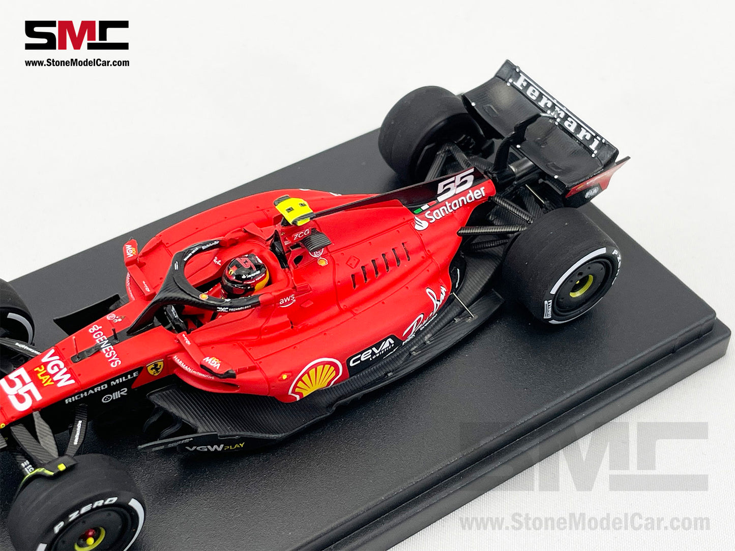 Ferrari F1 SF-23 #55 Carlos Sainz Singapore GP Winner 2023 LookSmart 1:43 LSF1054