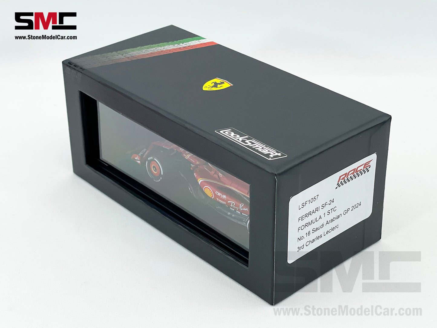 Ferrari F1 SF-24 #16 Charles Leclerc Saudi Arabia GP Podium 2024 Looksmart 1:43 LSF1057
