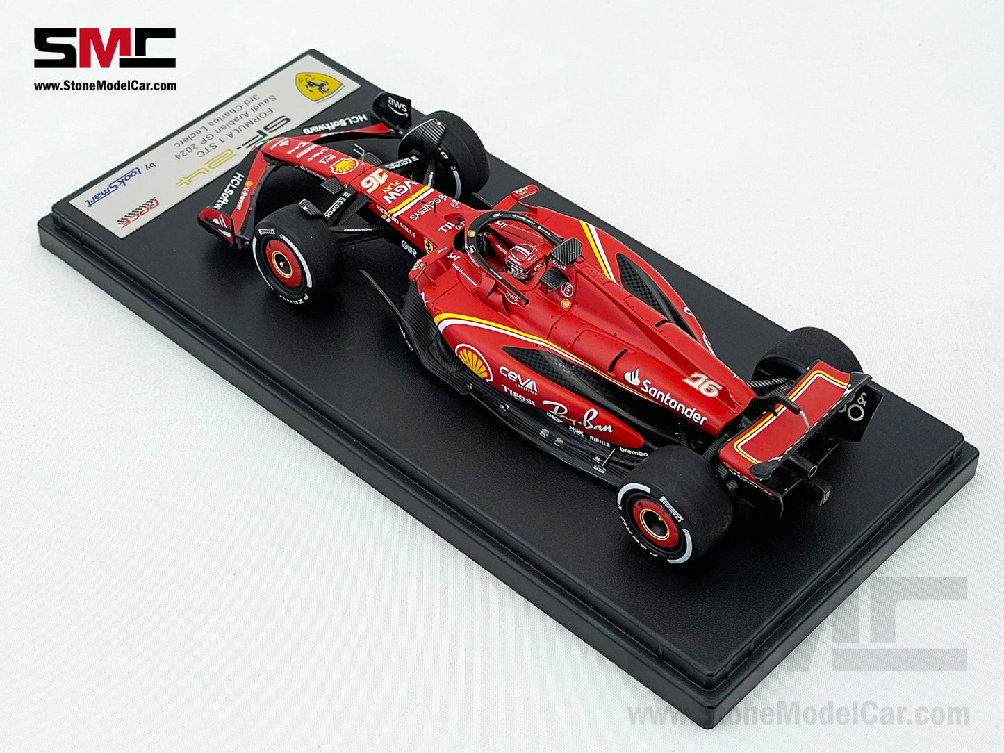 Ferrari F1 SF-24 #16 Charles Leclerc Saudi Arabia GP Podium 2024 Looksmart 1:43 LSF1057