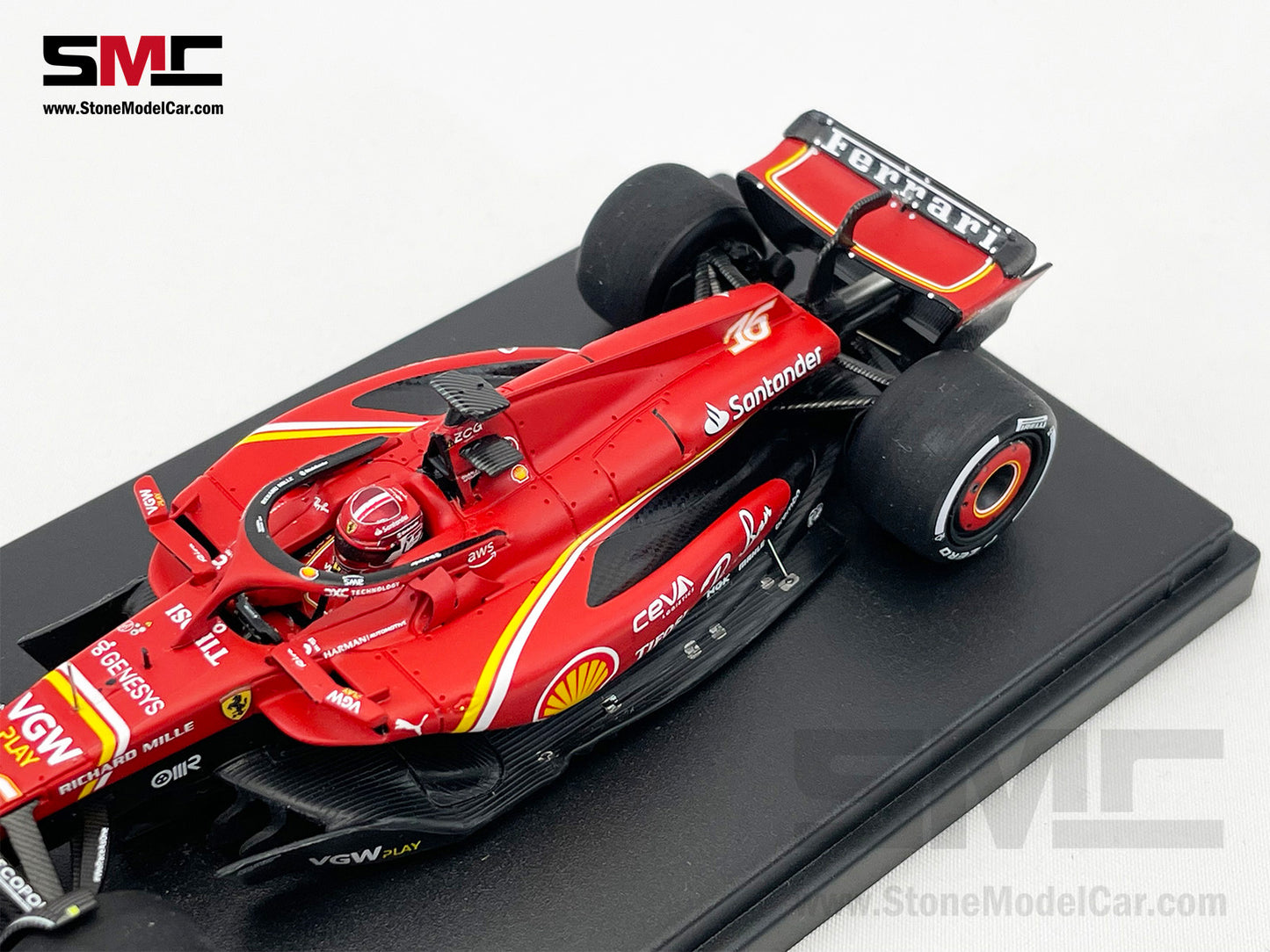 Ferrari F1 SF-24 #16 Charles Leclerc Saudi Arabia GP Podium 2024 Looksmart 1:43 LSF1057