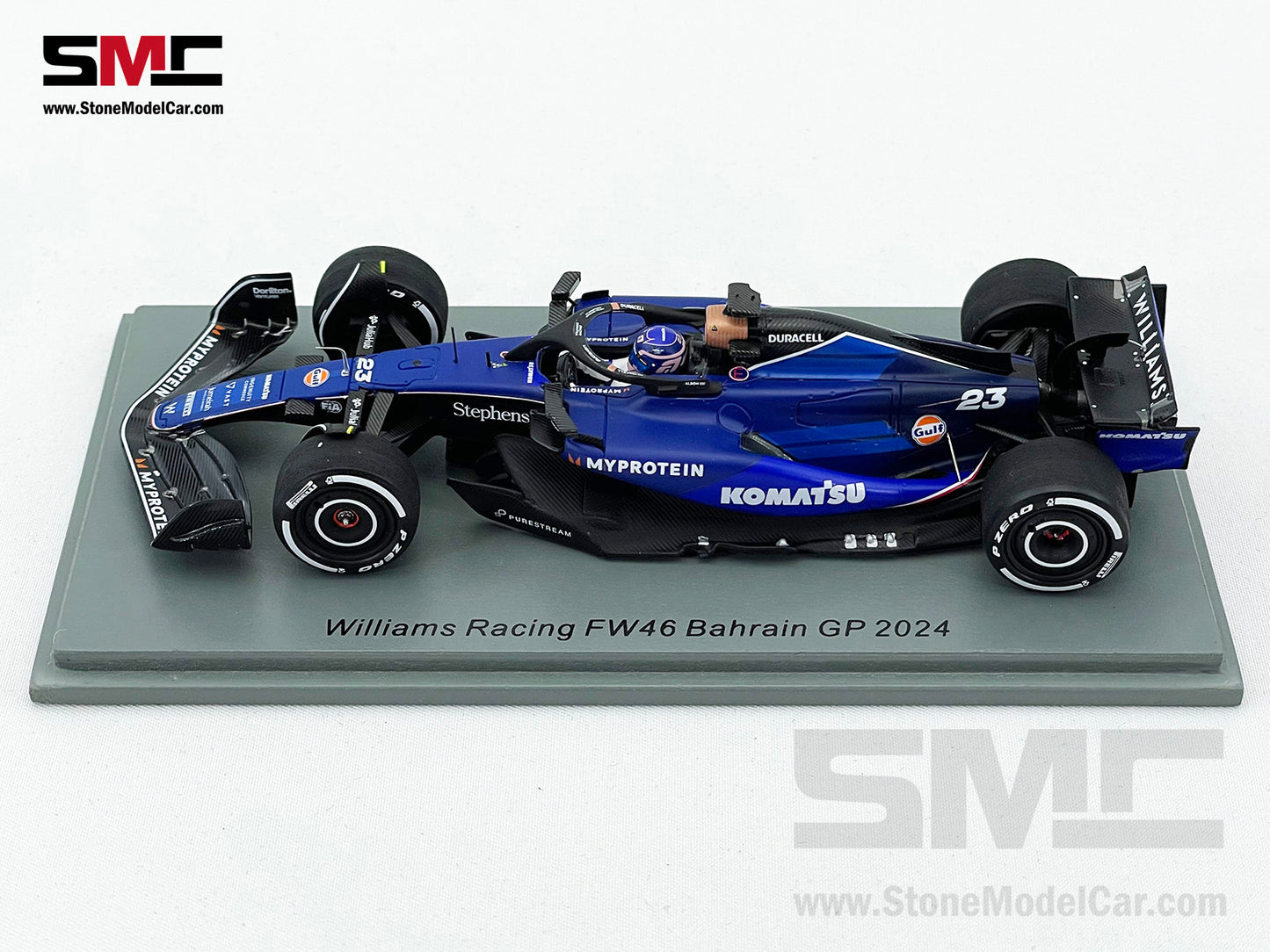 Williams F1 FW46 #23 Alexander Albon Bahrain GP 2024 1:43 Spark S9526
