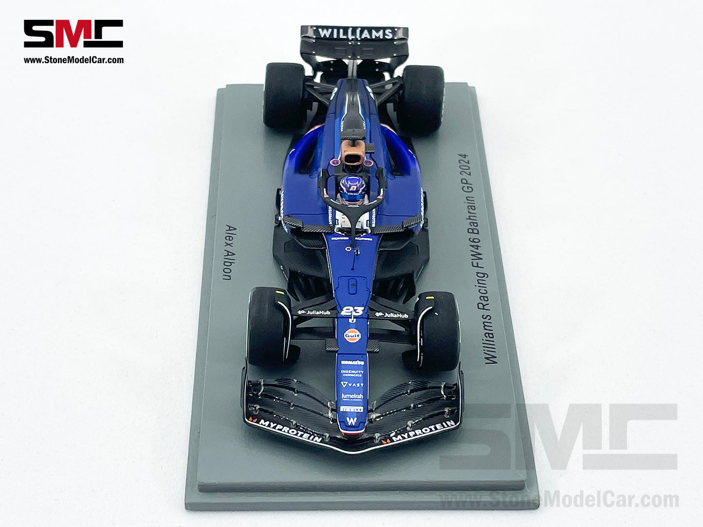 Williams F1 FW46 #23 Alexander Albon Bahrain GP 2024 1:43 Spark S9526