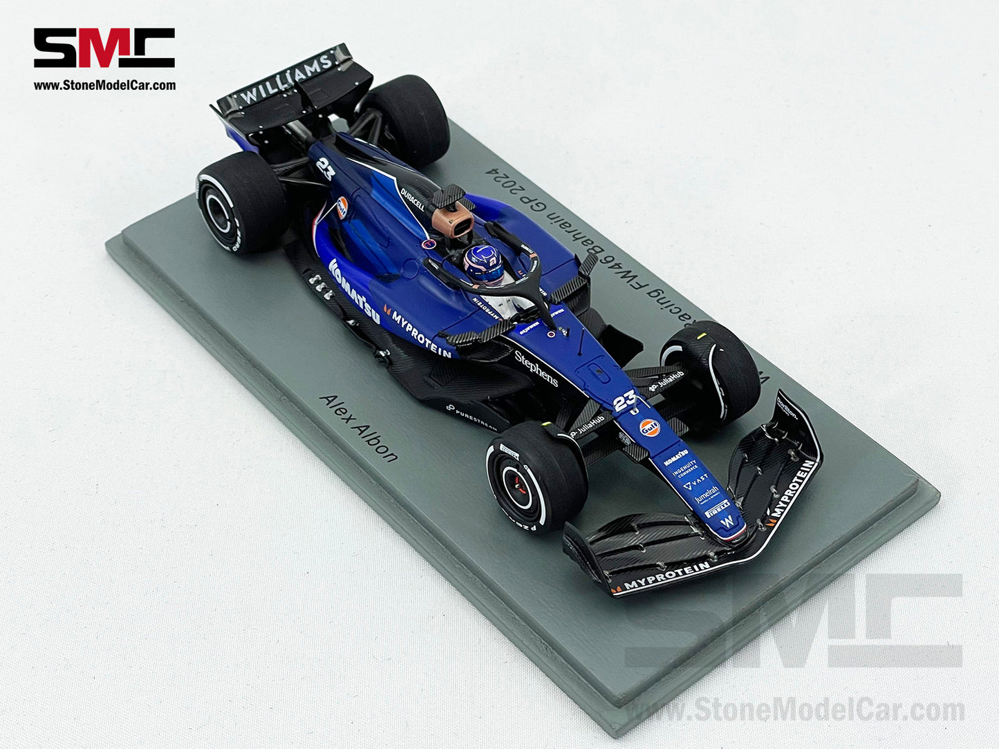 Williams F1 FW46 #23 Alexander Albon Bahrain GP 2024 1:43 Spark S9526