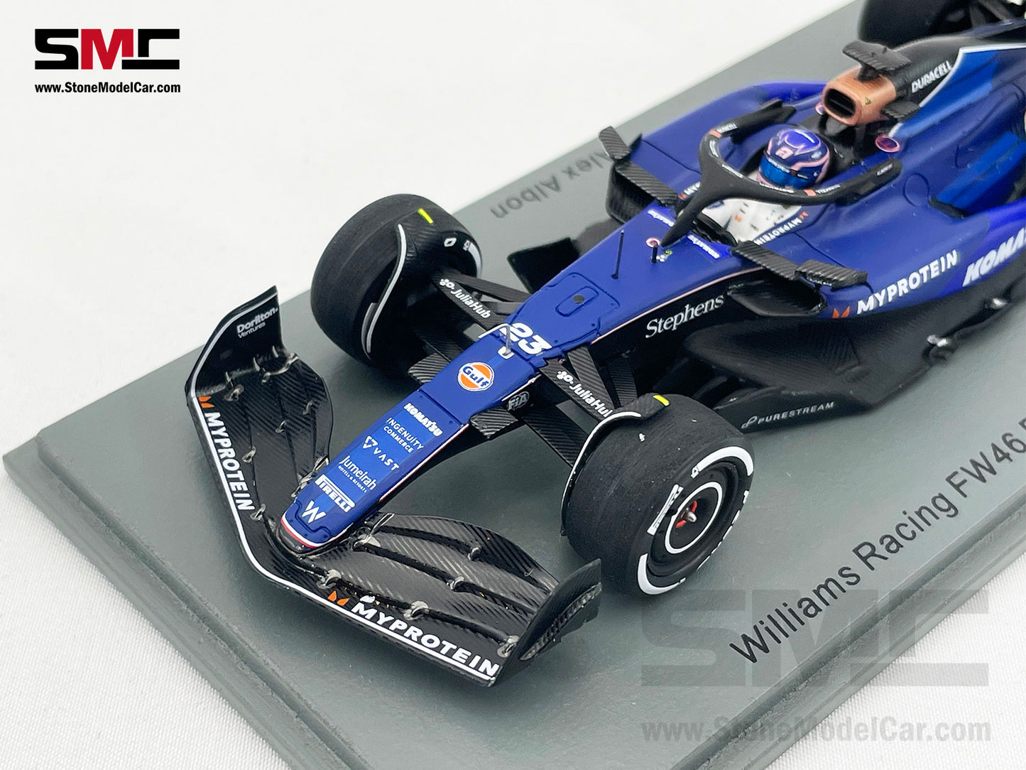 Williams F1 FW46 #23 Alexander Albon Bahrain GP 2024 1:43 Spark S9526