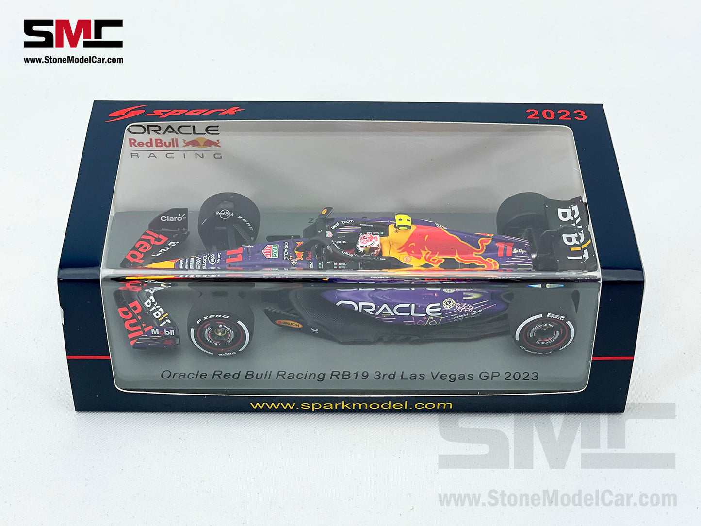 Red Bull F1 RB19 #11 Sergio Perez US Las Vegas GP Podium 2023 Special Livery Spark 1:43 S8935