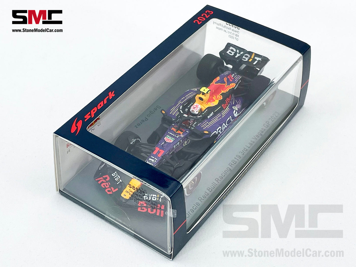 Red Bull F1 RB19 #11 Sergio Perez US Las Vegas GP Podium 2023 Special Livery Spark 1:43 S8935