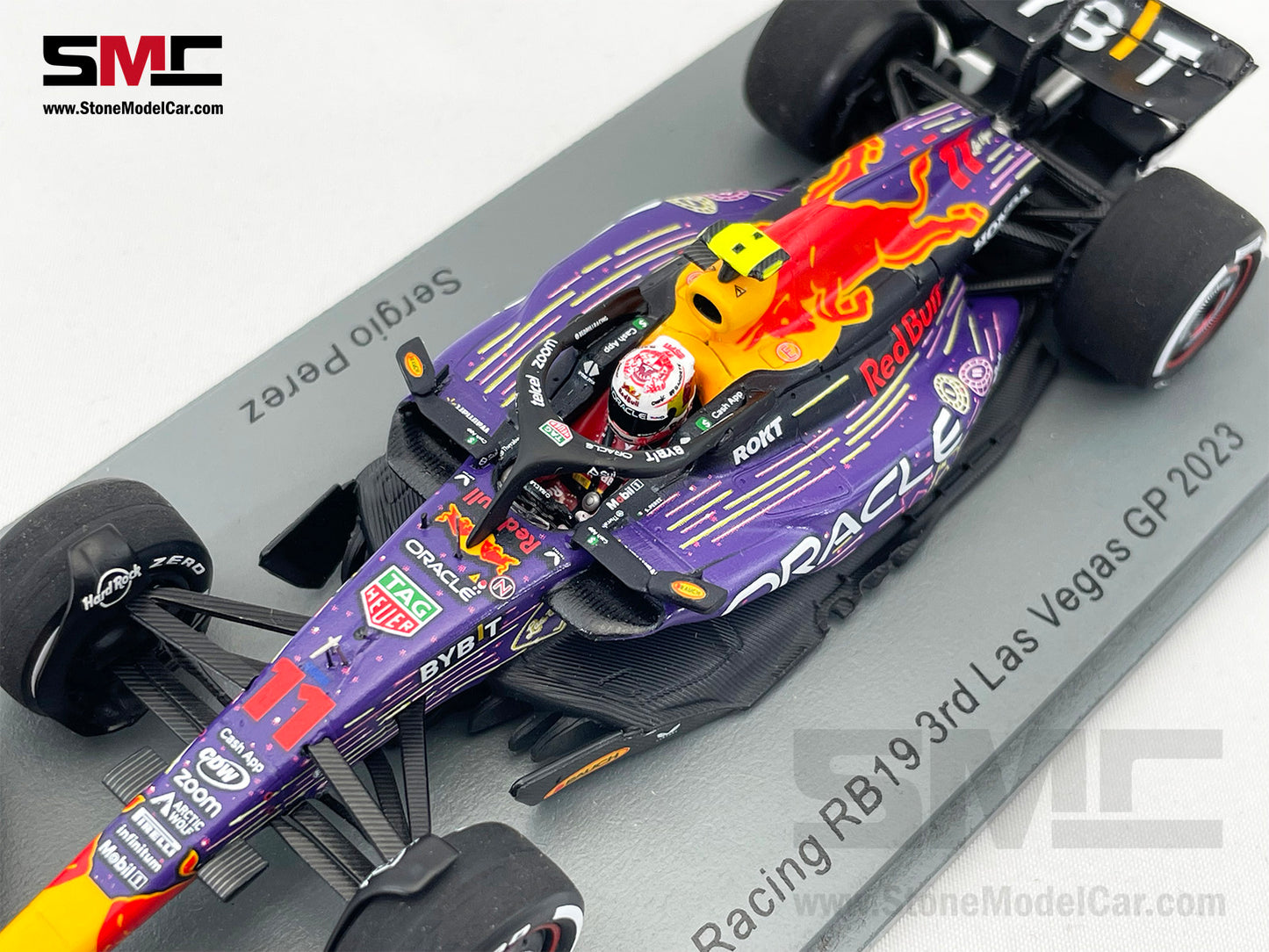 Red Bull F1 RB19 #11 Sergio Perez US Las Vegas GP Podium 2023 Special Livery Spark 1:43 S8935